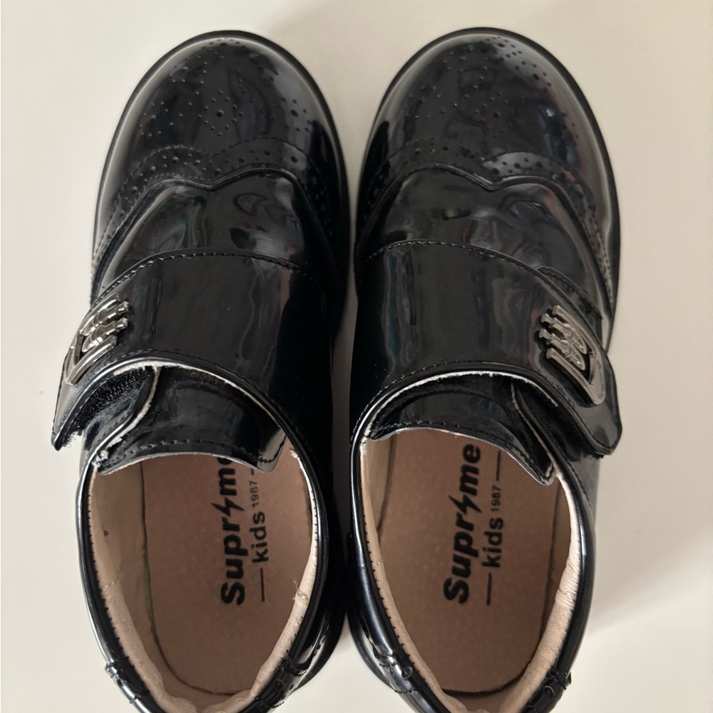 Little boy dress shoes size 11.5, all leather and rubber sole - Picture 2 of 6